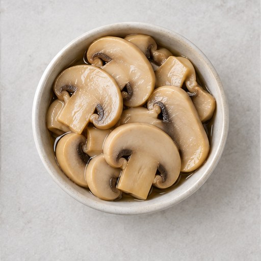 Imagem ilustrativa de Champignon fatiado criada por IA
